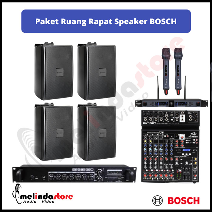 Paket Sound System Ruang Rapat Speaker Bosch | 4 Speaker